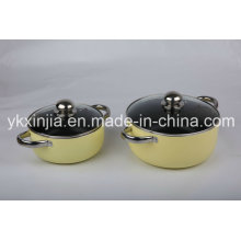 4 PCS alumínio não-Stick Cookware Set molho pote